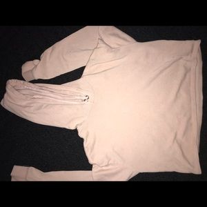 Cute crop top hoodie